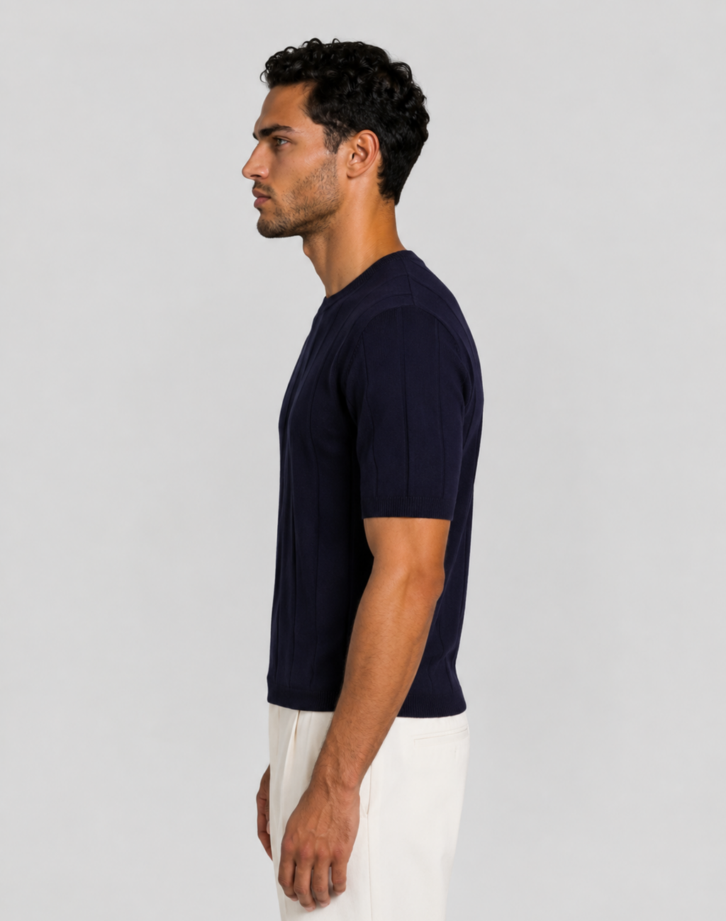 Crew Neck Polo