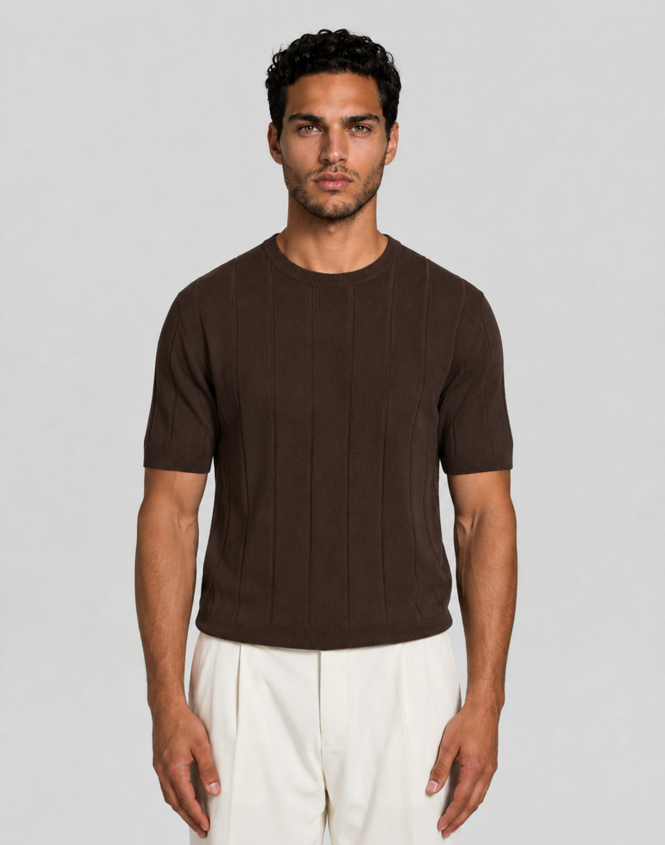 Crew Neck Polo
