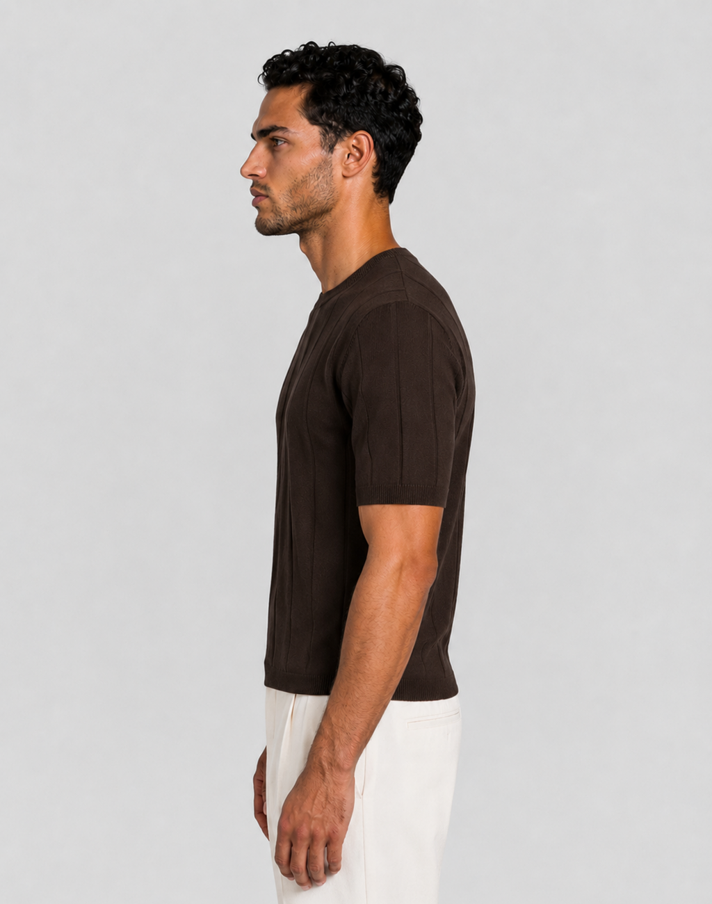 Crew Neck Polo