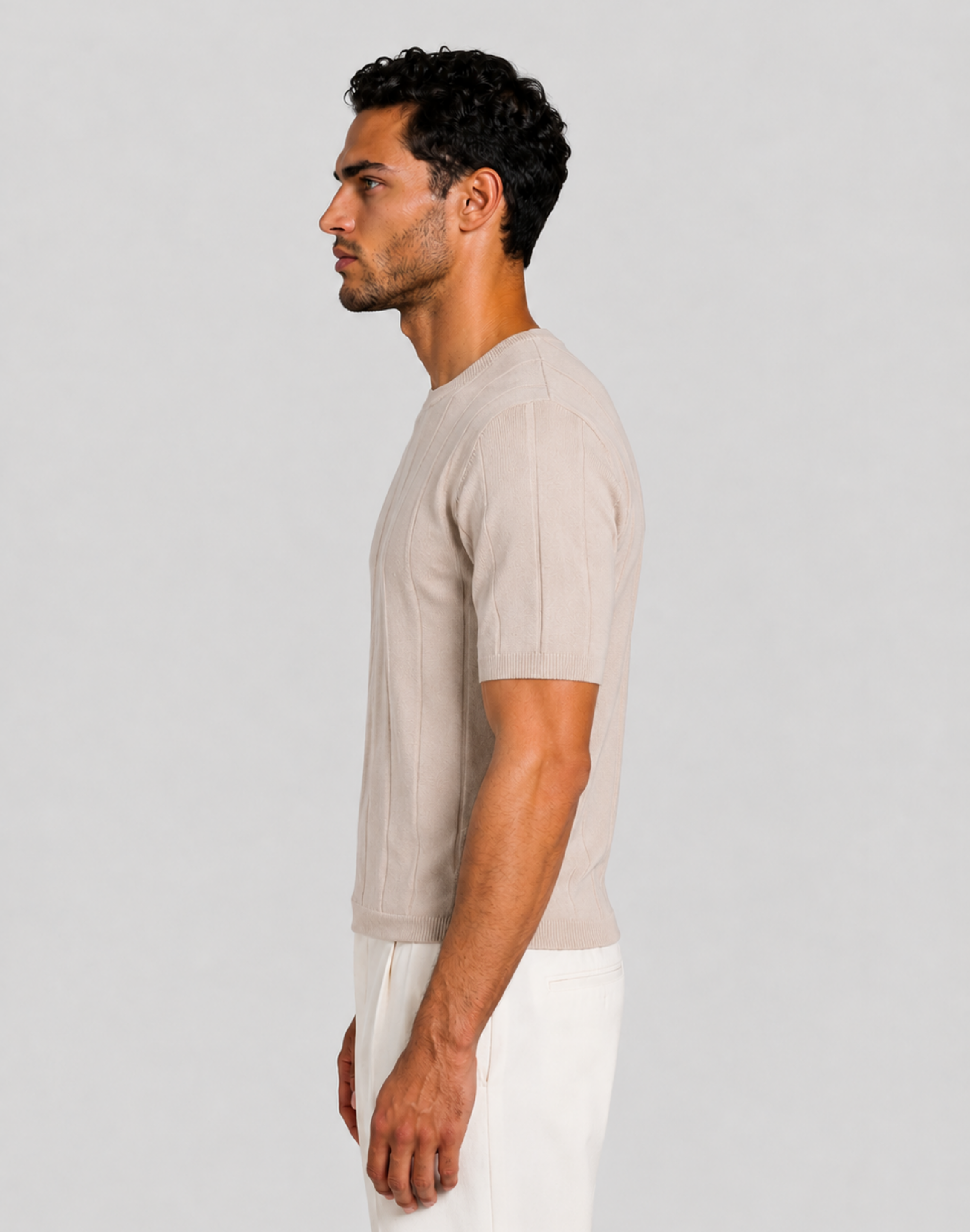 Crew Neck Polo