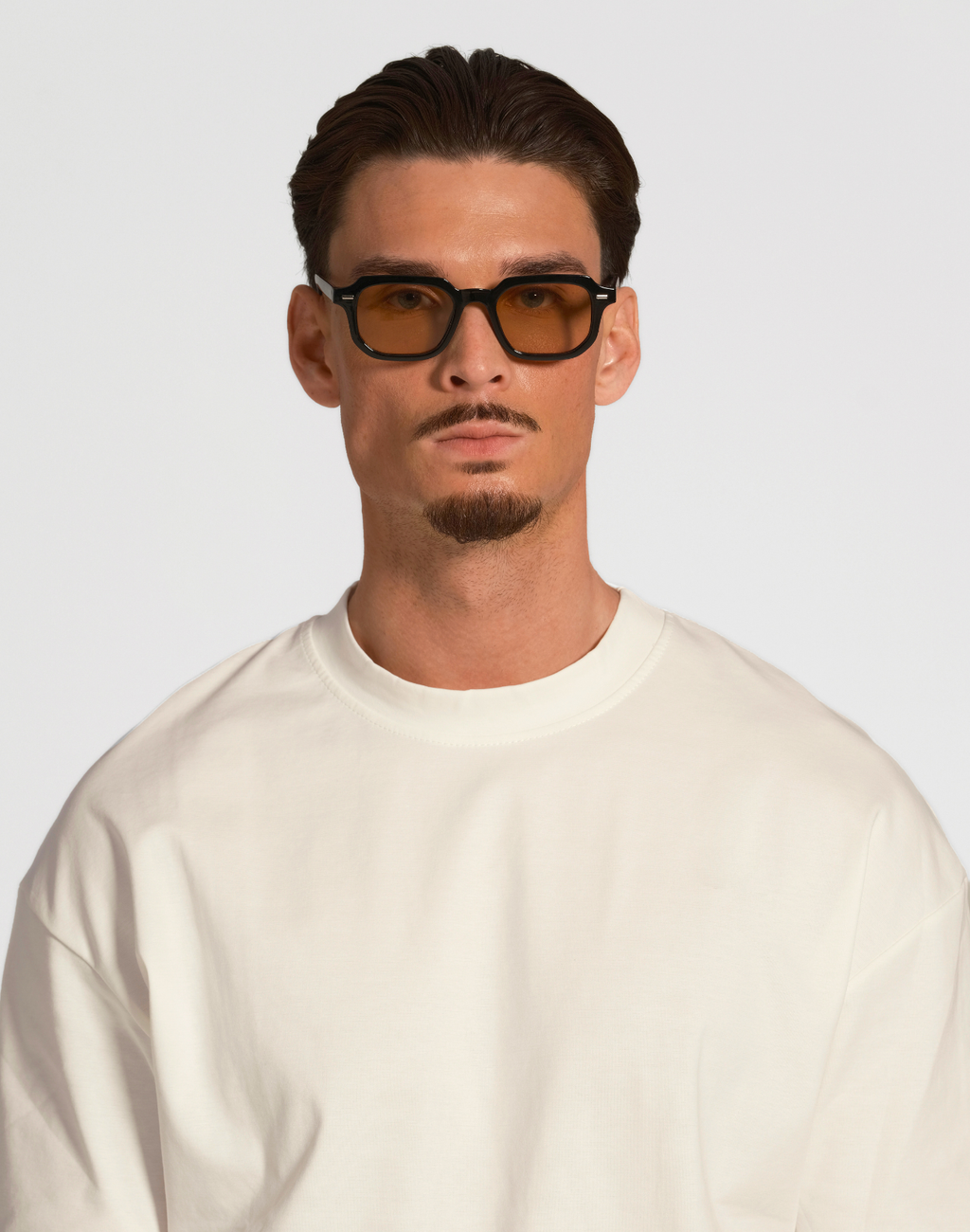 brown black sunglasses