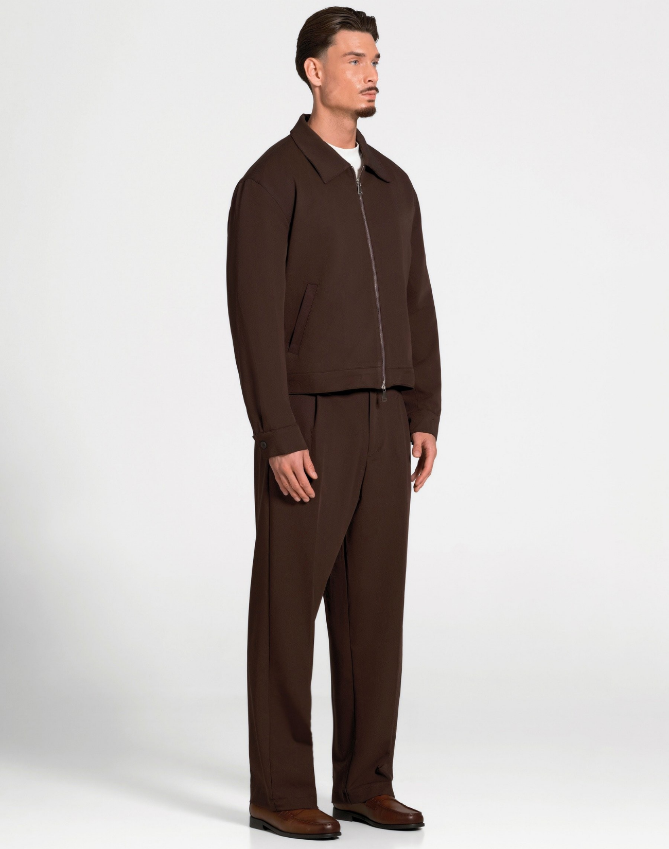 Cyrus Relaxed Pleated Trousers