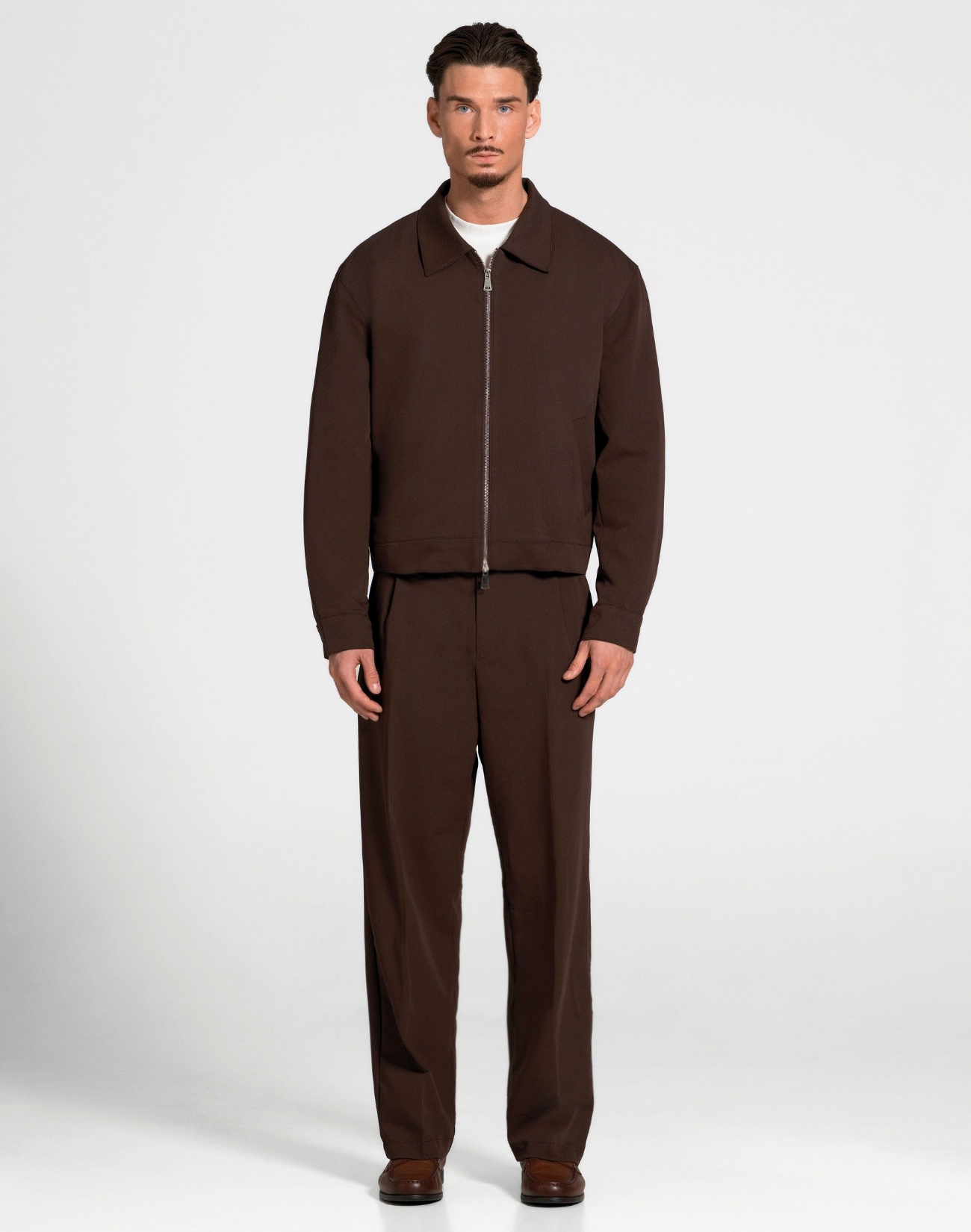 Cyrus Relaxed Pleated Trousers