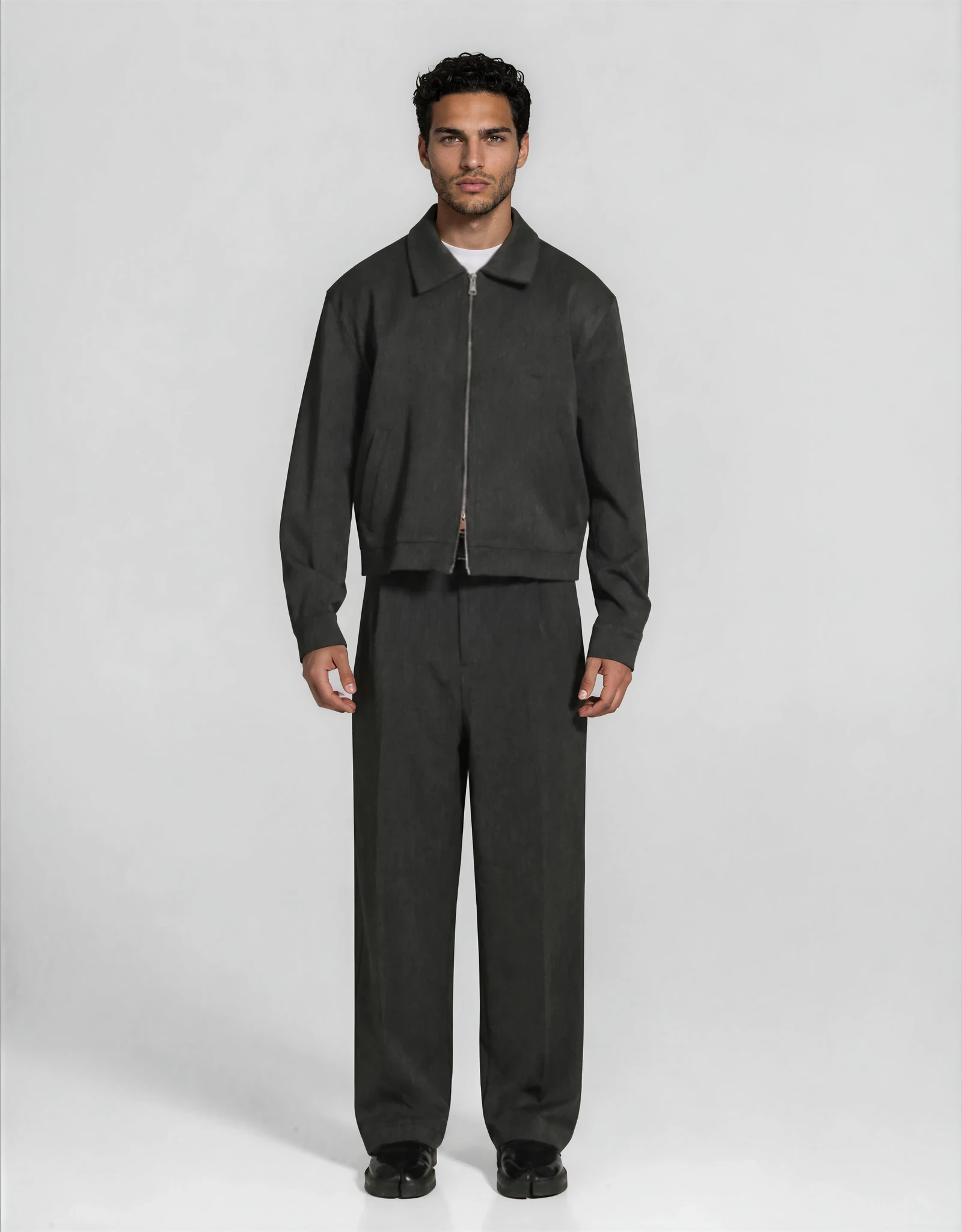 Cyrus Relaxed Pleated Trousers