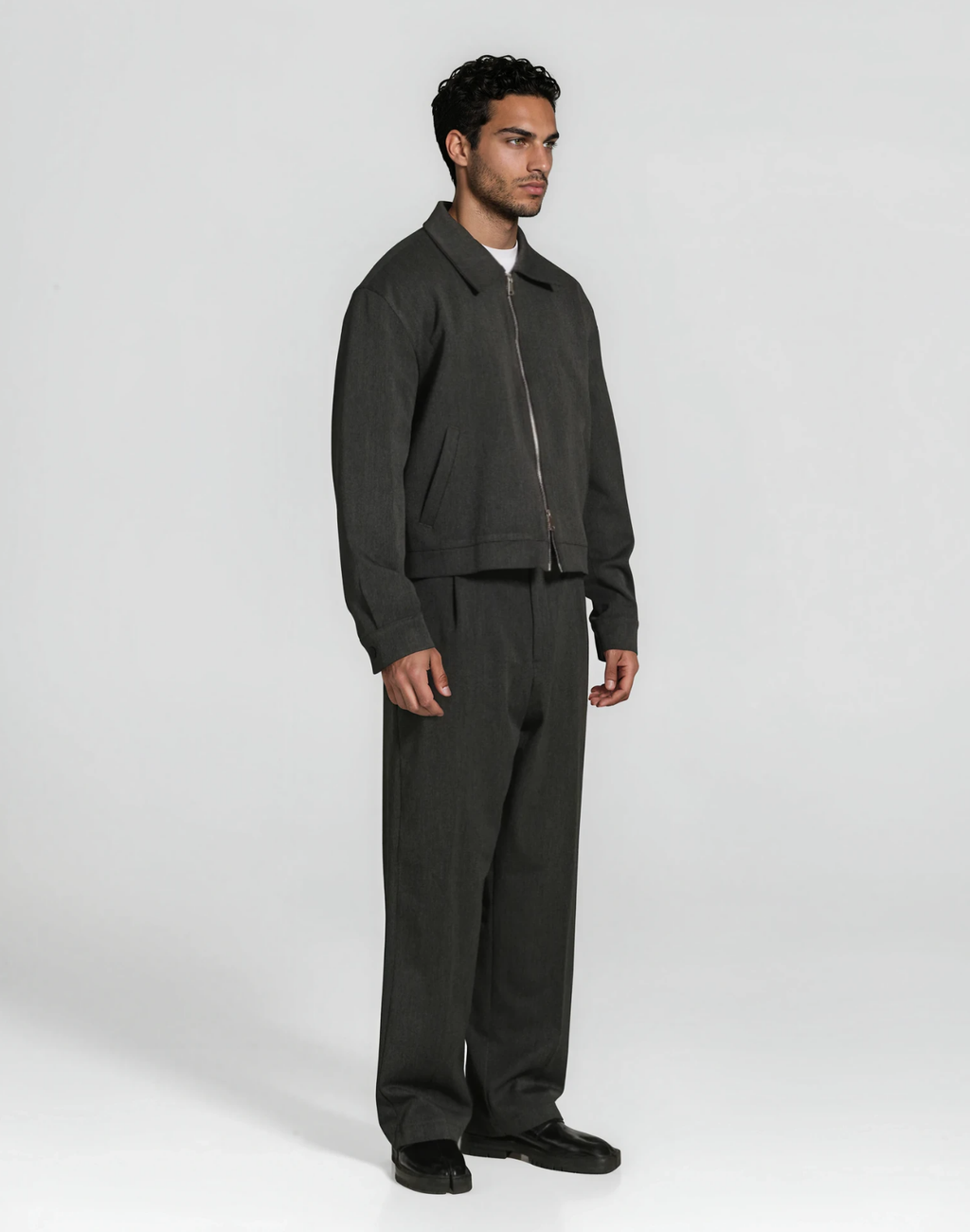 Cyrus Relaxed Pleated Trousers