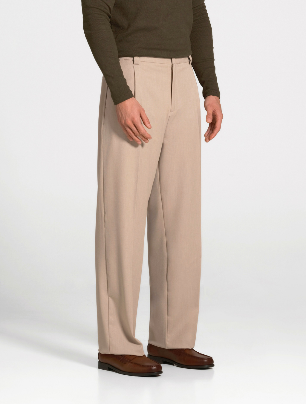 Enzo Relaxed Pleated Trousers