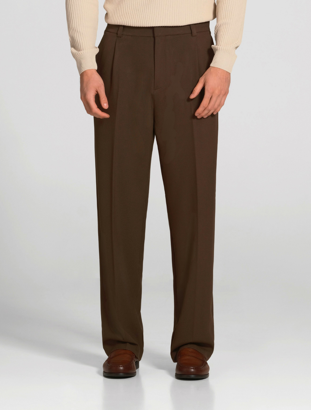 Enzo Relaxed Pleated Trousers