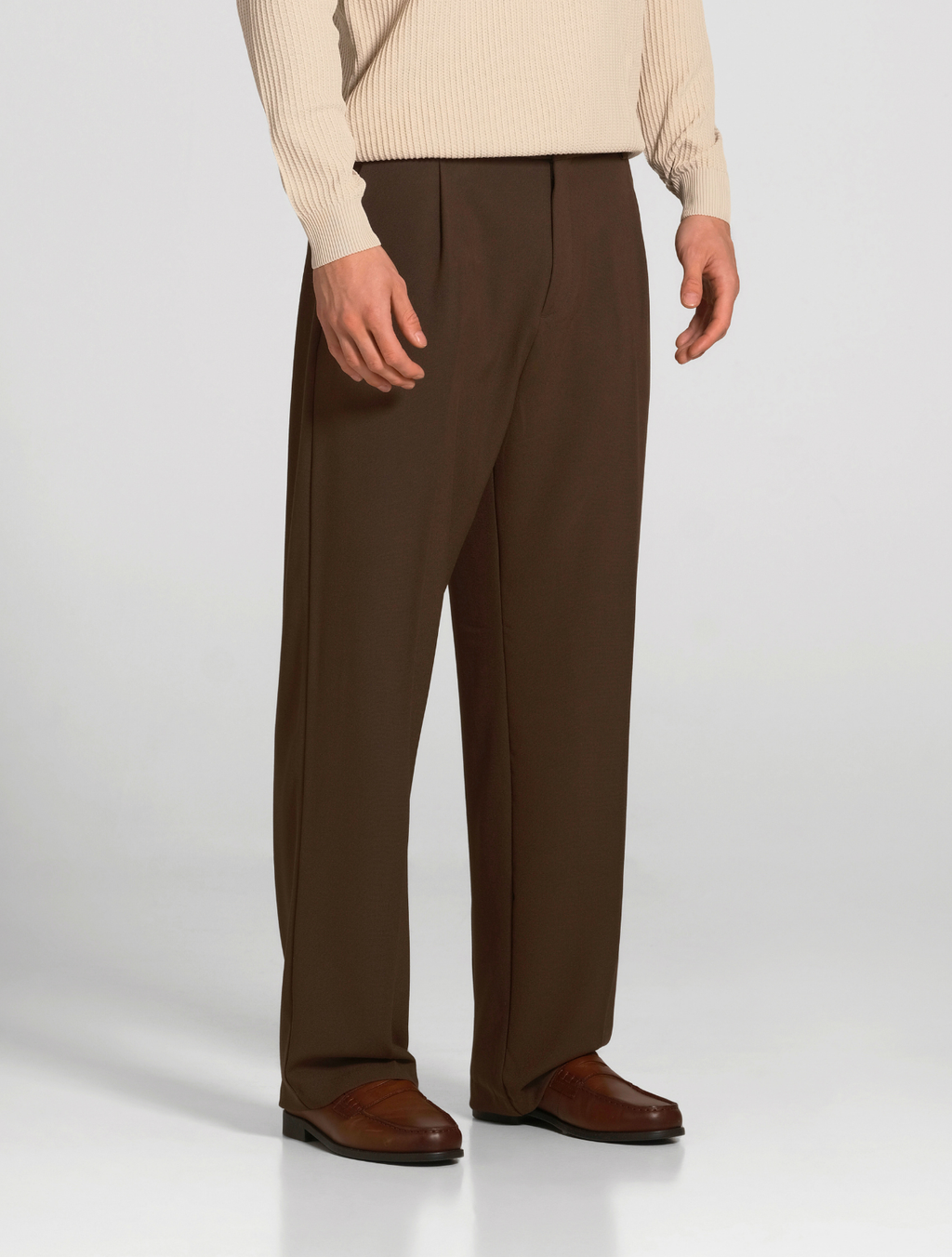 Enzo Relaxed Pleated Trousers