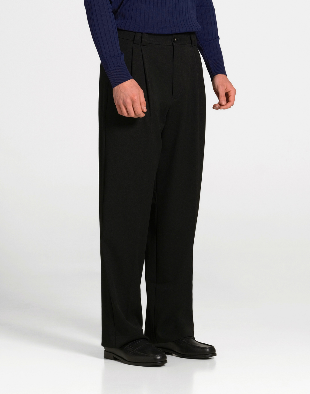 Xavi Baggy Pleated Trousers