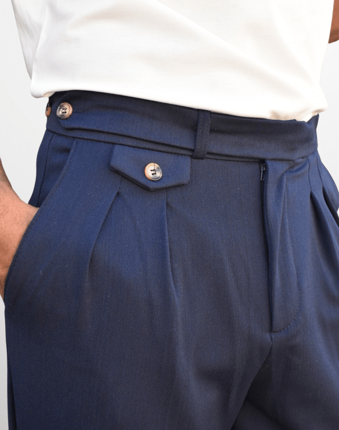 Antonio Pleated Trousers - Reversed Studio