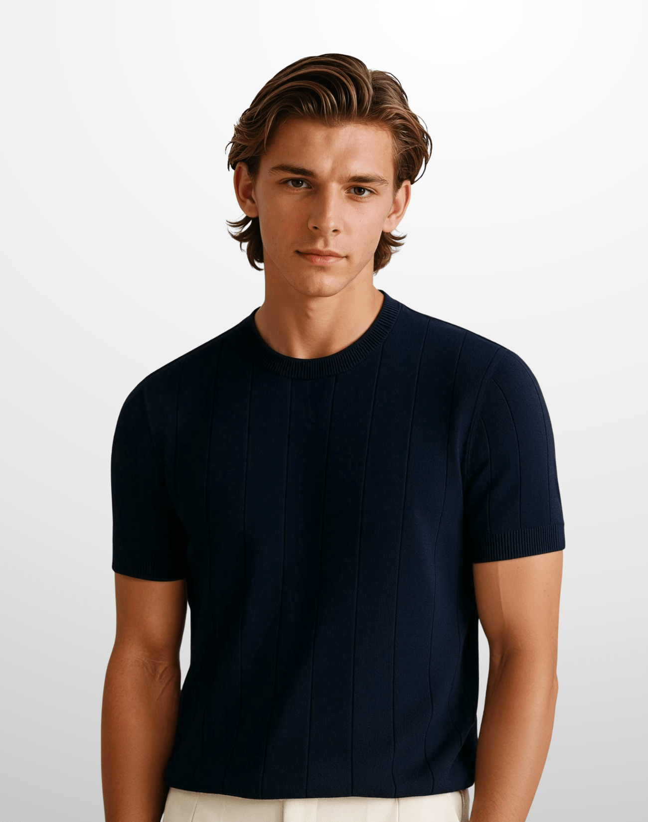 Crew Neck Polo - Reversed Studio