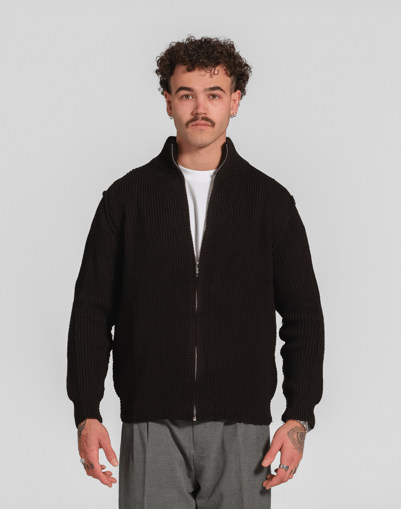 Fermo Zip Cardigan - Reversed Studio