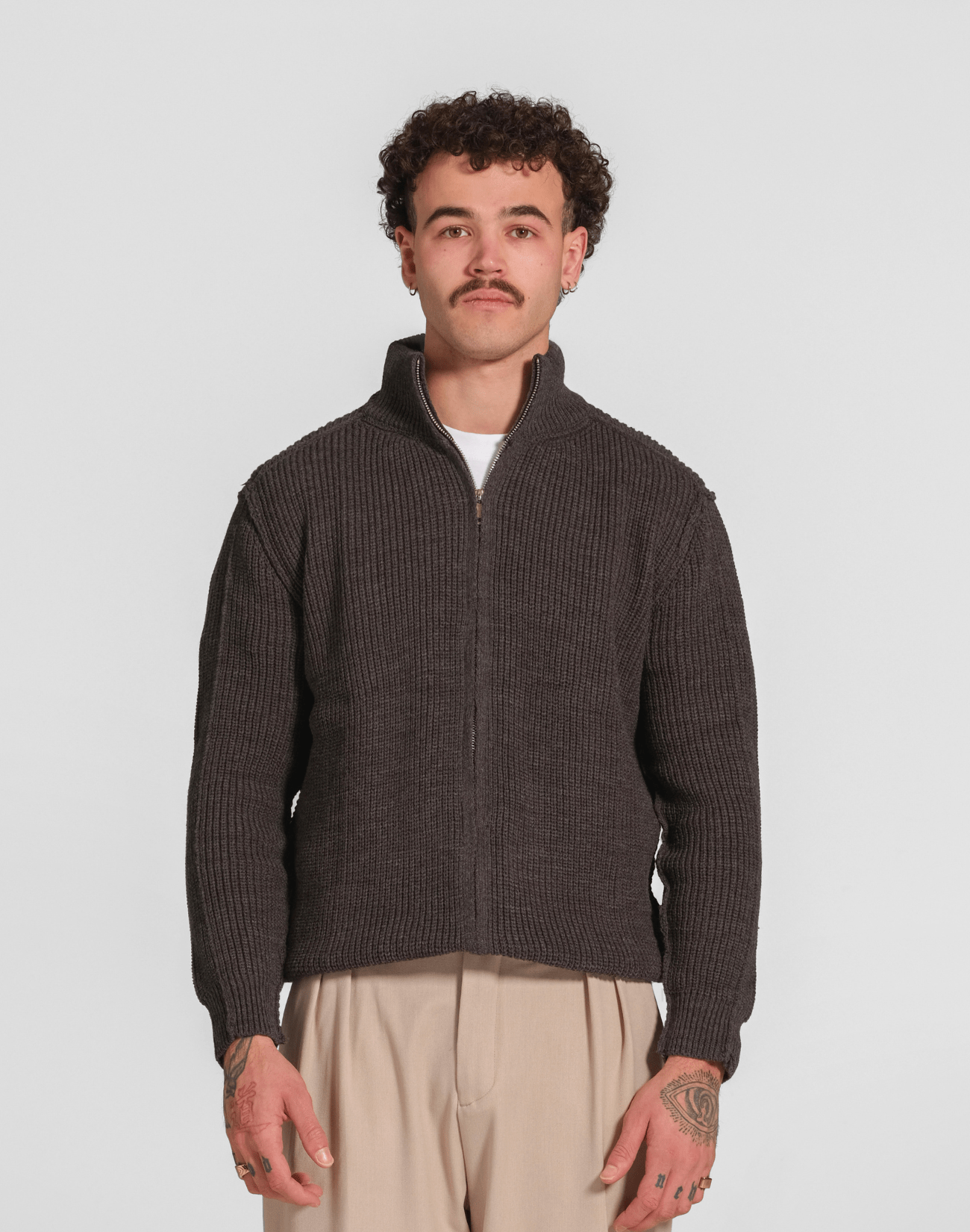 Fermo Zip Cardigan - Reversed Studio