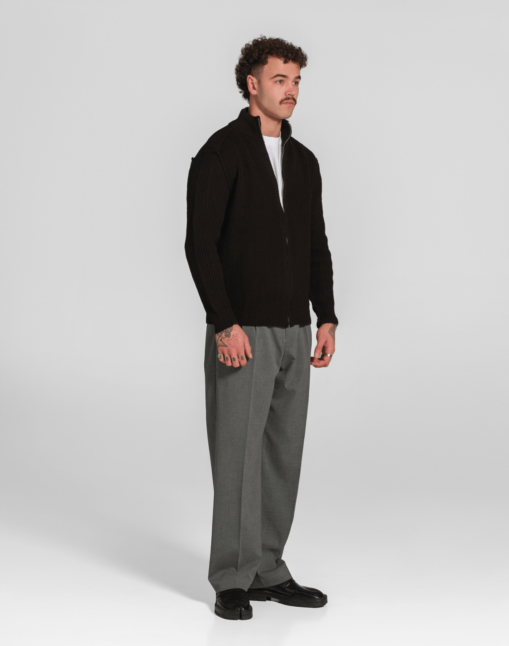 Fermo Zip Cardigan - Reversed Studio