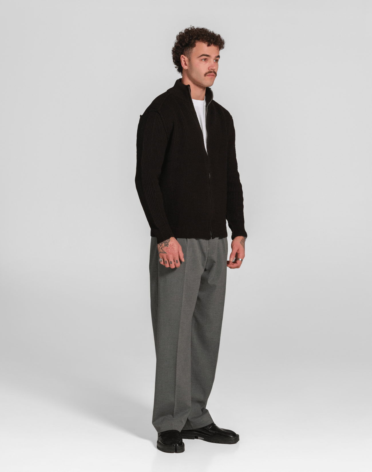 Fermo Zip Cardigan - Reversed Studio