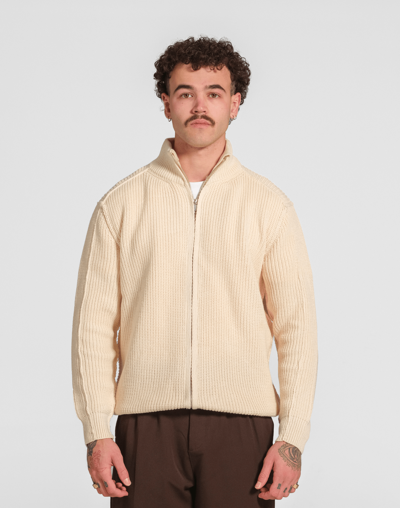 Fermo Zip Cardigan - Reversed Studio