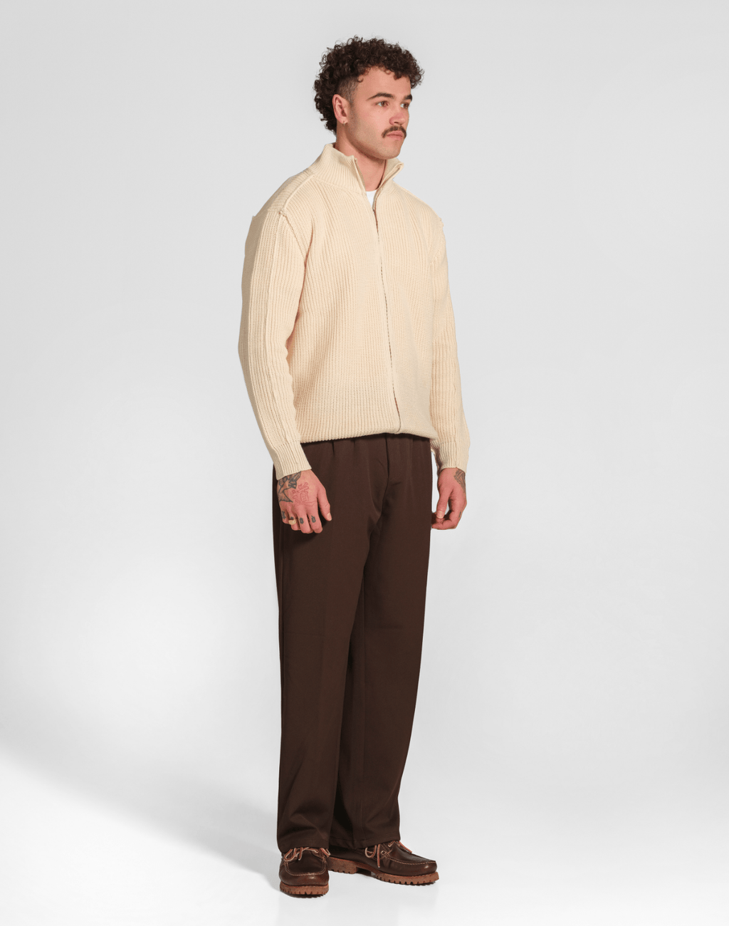 Fermo Zip Cardigan - Reversed Studio