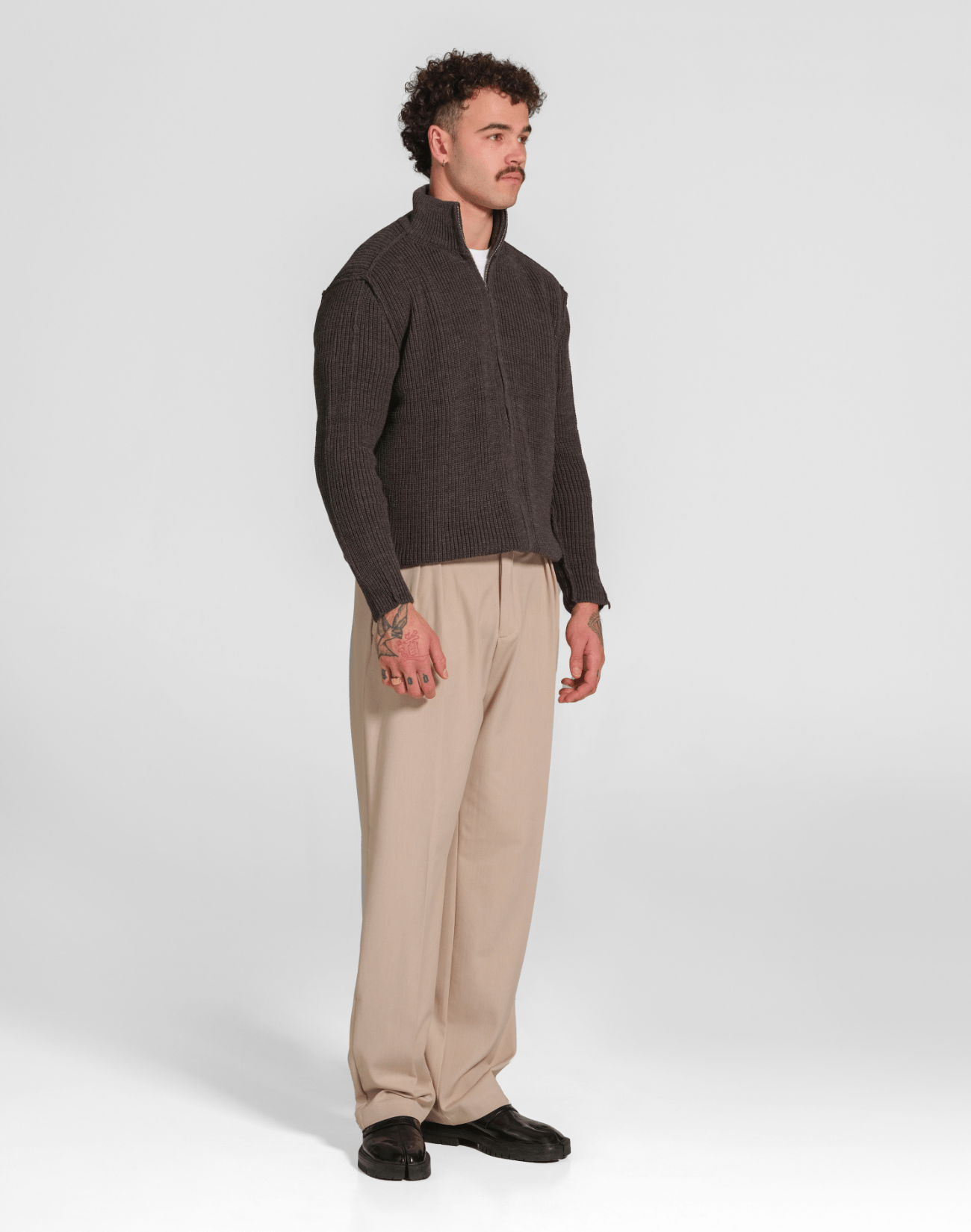 Fermo Zip Cardigan - Reversed Studio