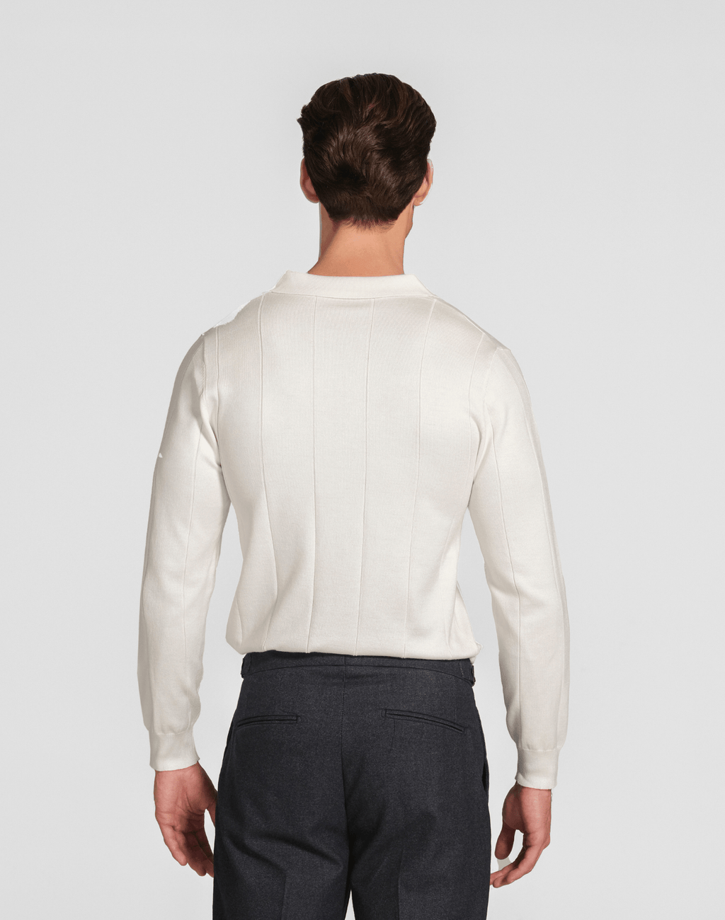 Long Sleeve Polo - Reversed Studio