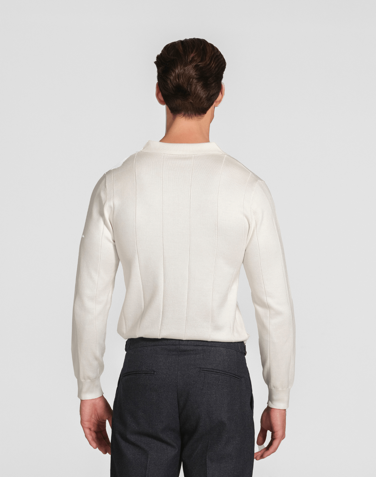 Long Sleeve Polo - Reversed Studio