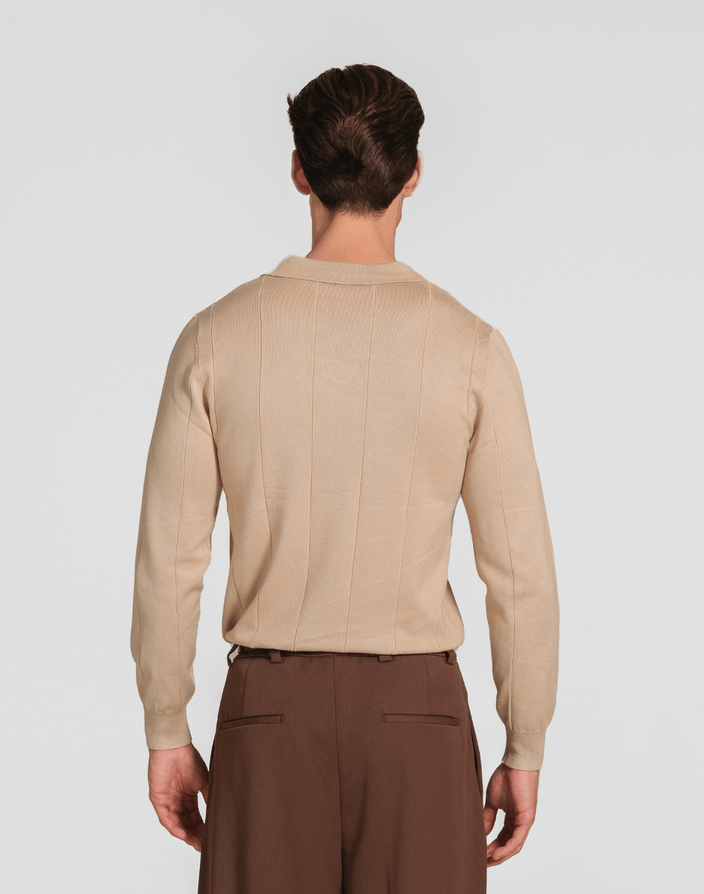 Long Sleeve Polo - Reversed Studio