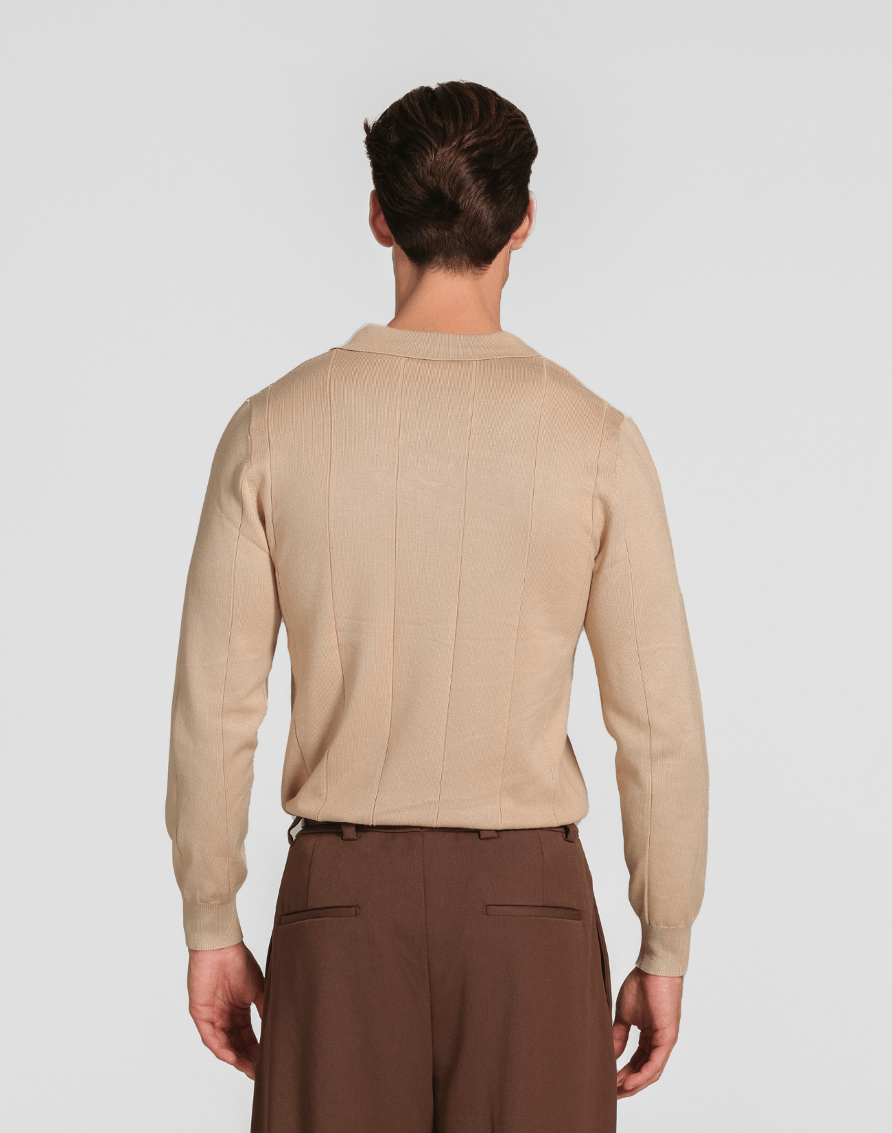 Long Sleeve Polo - Reversed Studio