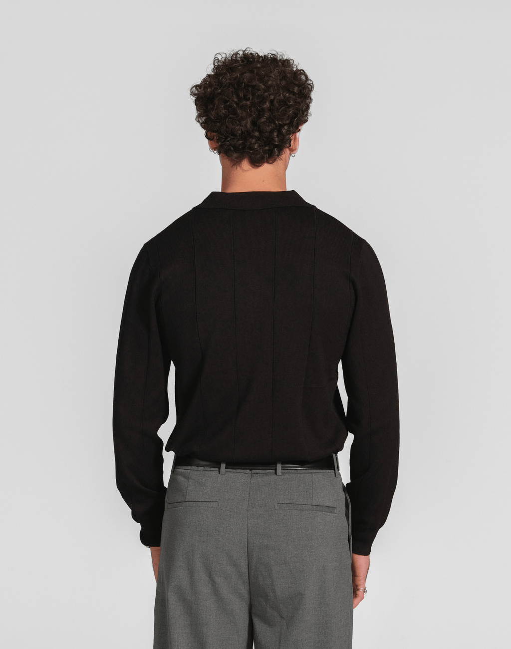 Long Sleeve Polo - Reversed Studio