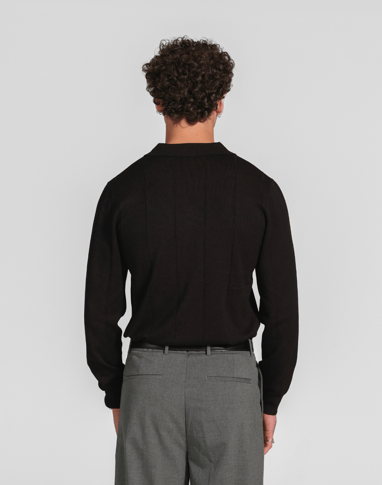 Long Sleeve Polo - Reversed Studio