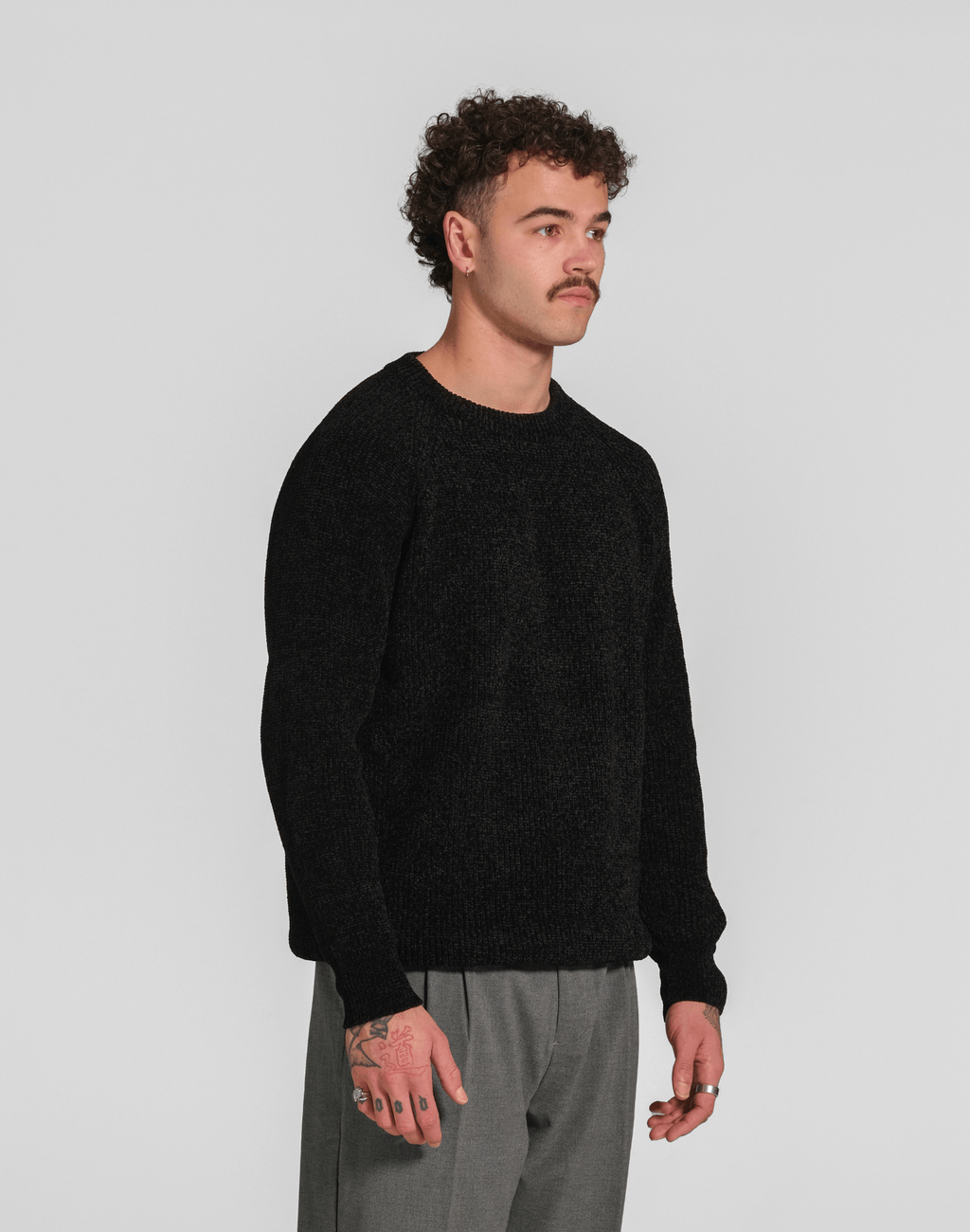 Lupo Knitted Crewneck - Reversed Studio