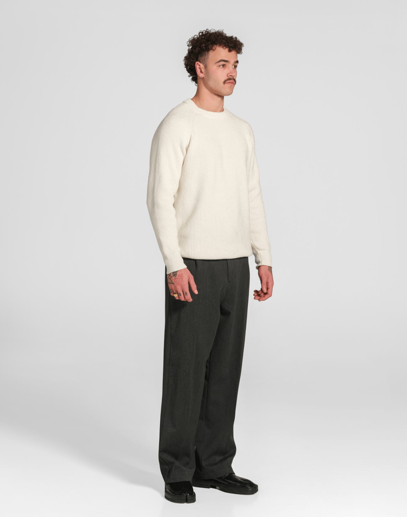 Lupo Knitted Crewneck - Reversed Studio