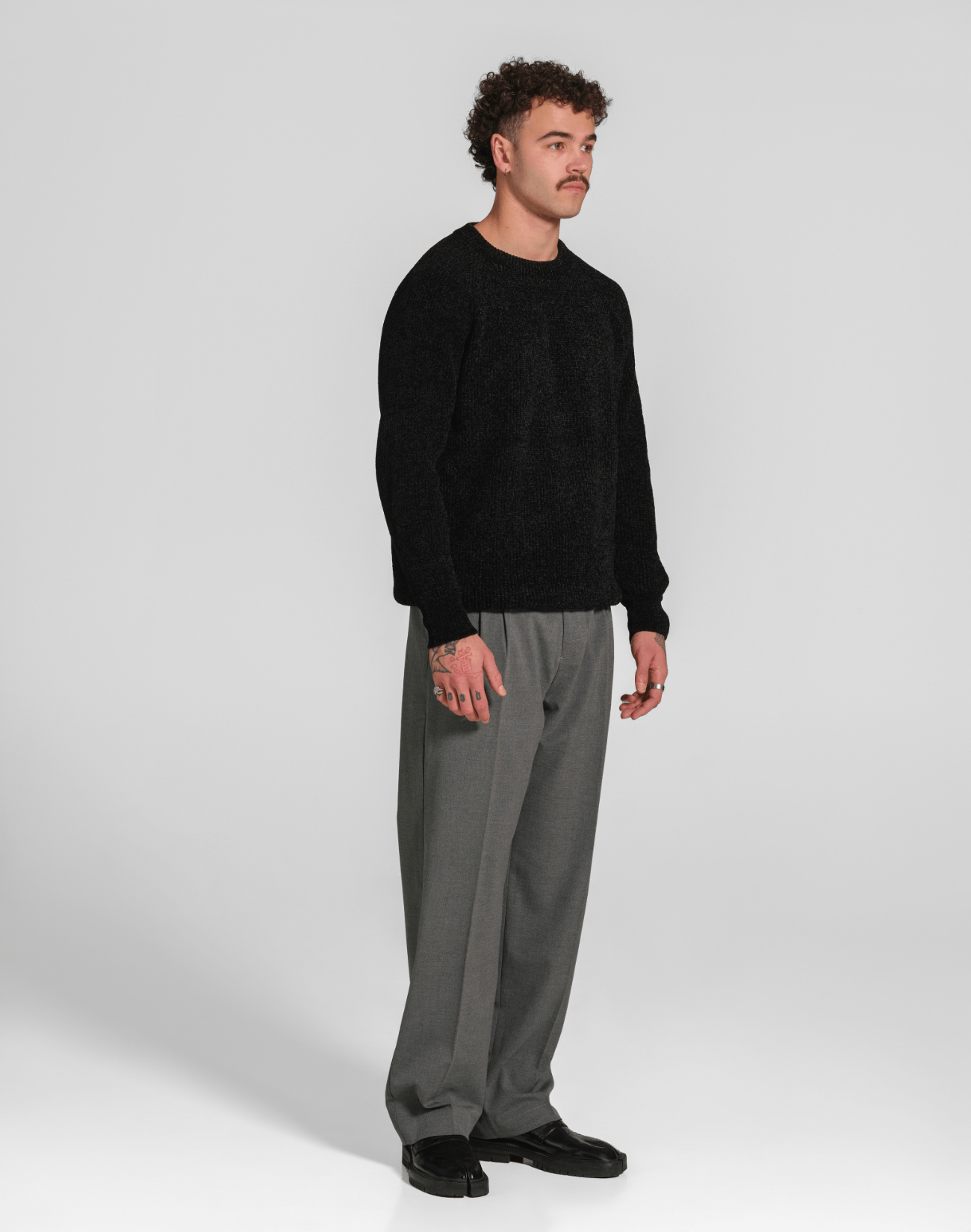 Lupo Knitted Crewneck - Reversed Studio