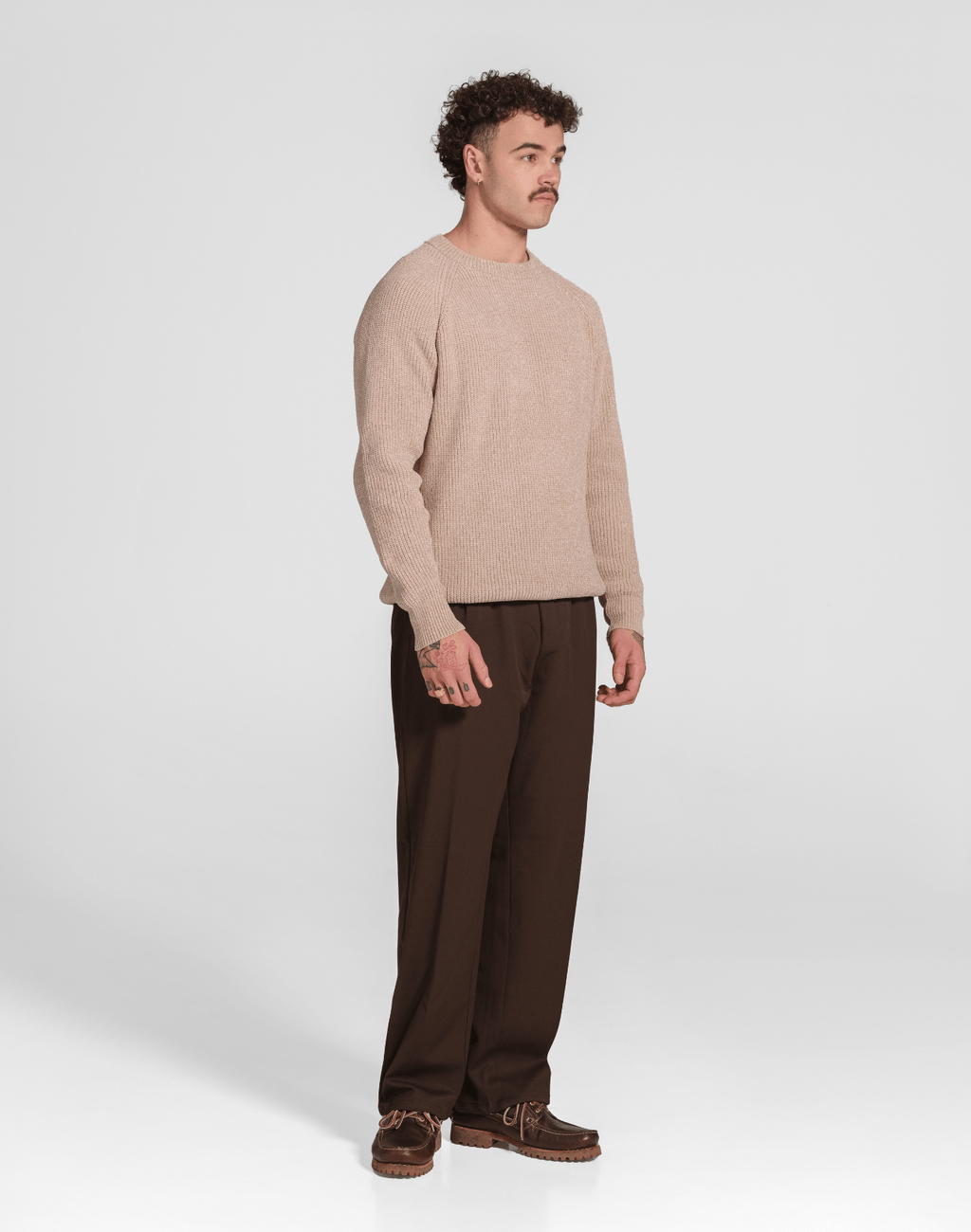 Lupo Knitted Crewneck - Reversed Studio