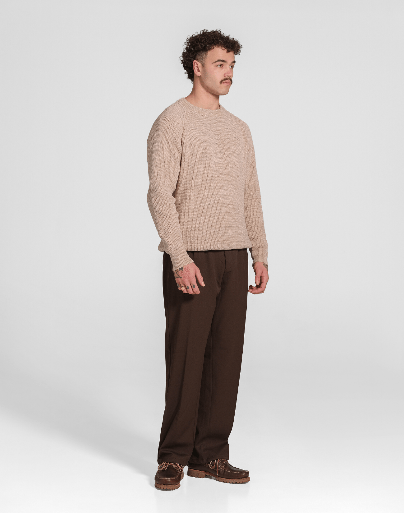 Lupo Knitted Crewneck - Reversed Studio