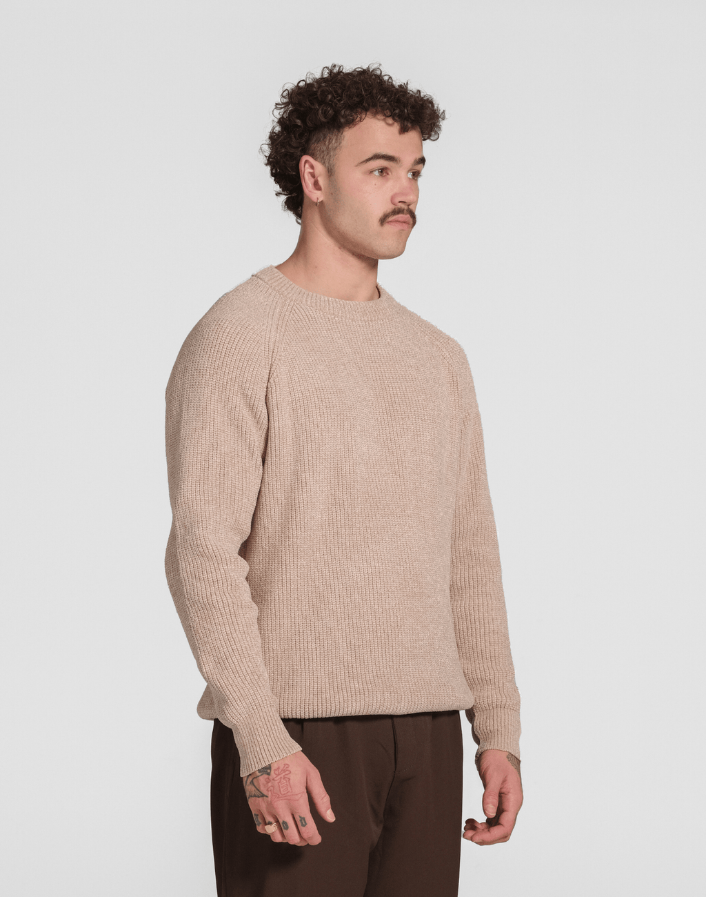 Lupo Knitted Crewneck - Reversed Studio