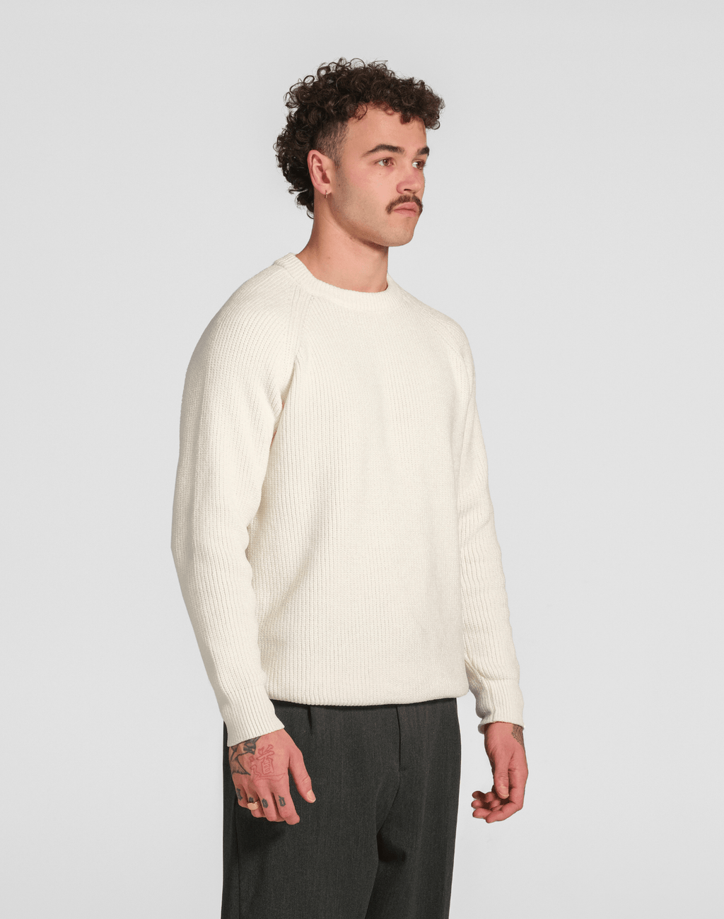 Lupo Knitted Crewneck - Reversed Studio