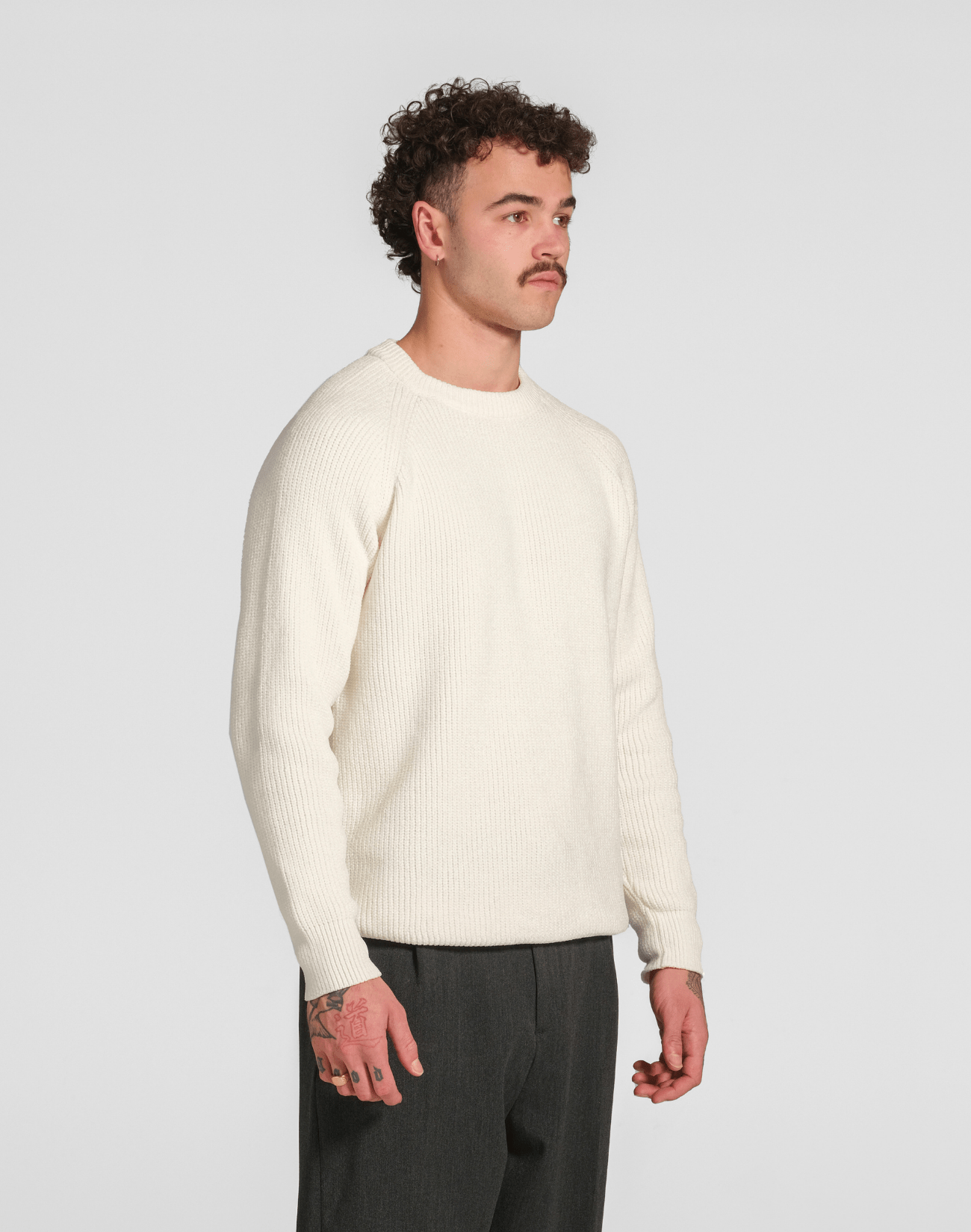 Lupo Knitted Crewneck - Reversed Studio