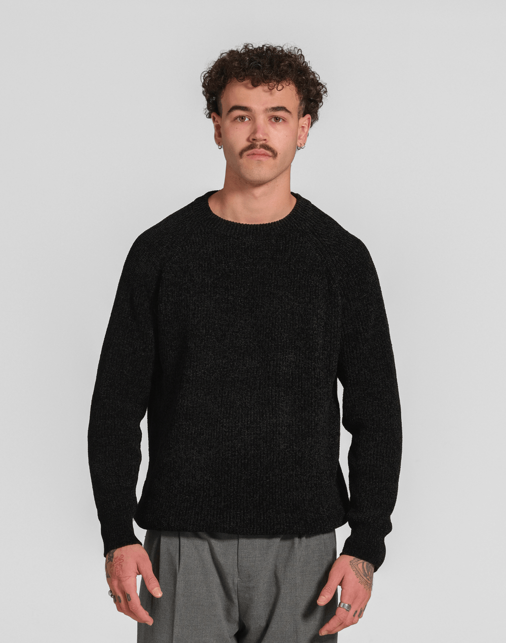 Lupo Knitted Crewneck - Reversed Studio