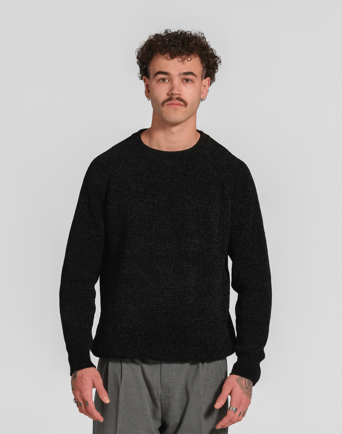 Lupo Knitted Crewneck - Reversed Studio