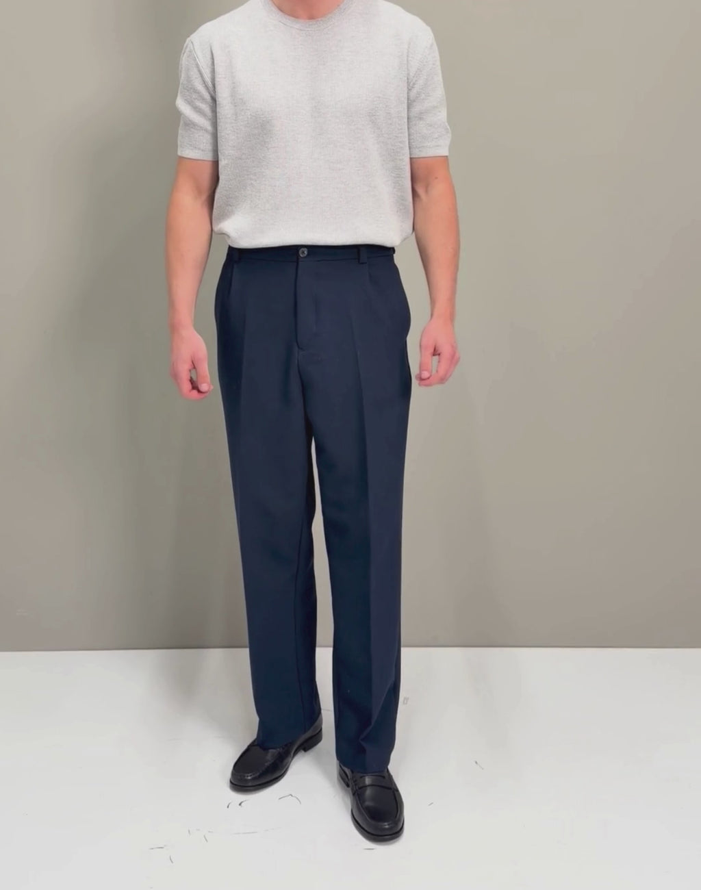 Cyrus Relaxed Pleated Trousers