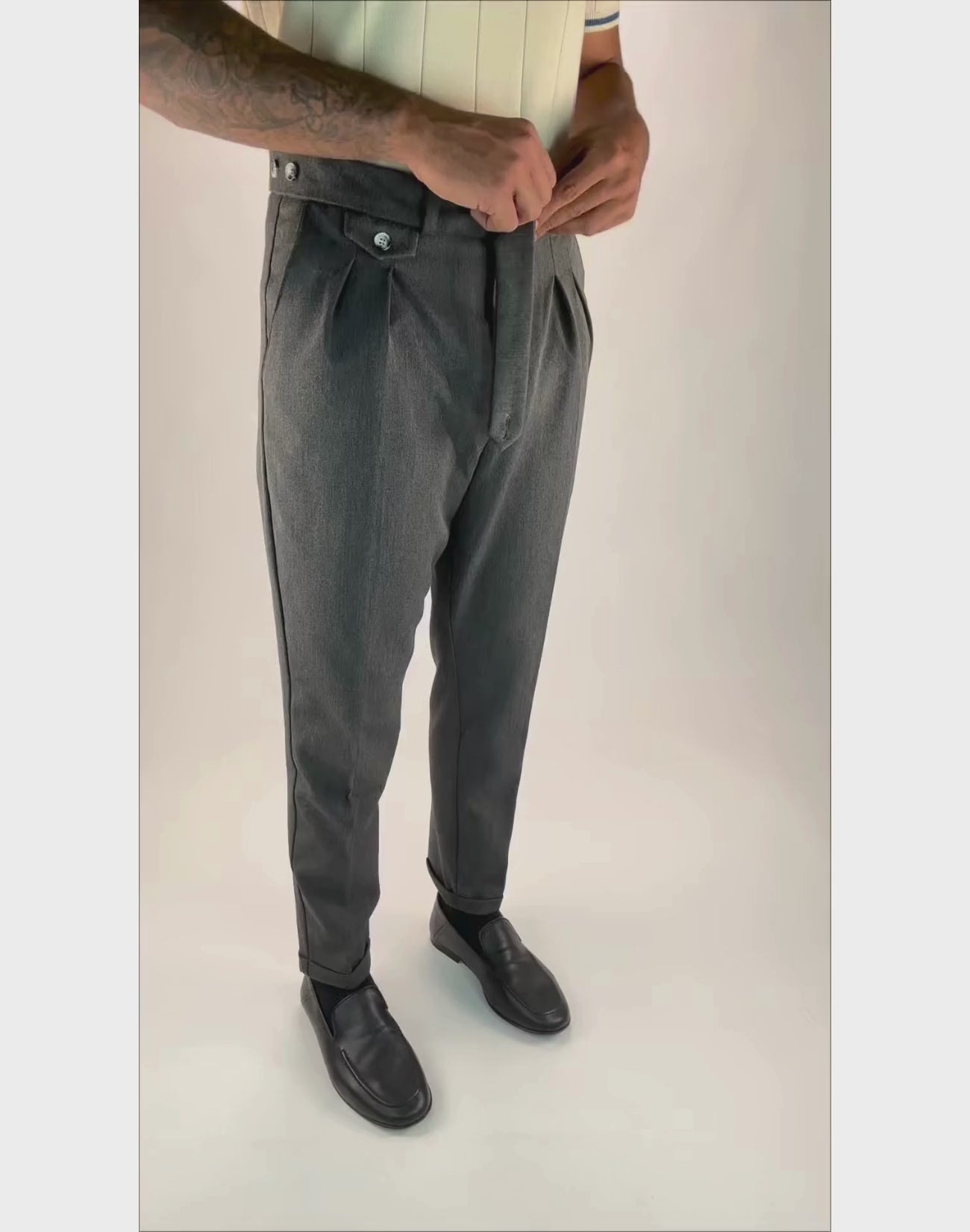 Antonio Pleated Trousers